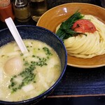 塩そば専門店 桑ばら - 活き帆立とゴルゴンゾーラのつけそば