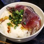 塩そば専門店 桑ばら - 大和芋と鰹のたたき丼