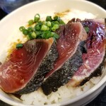 塩そば専門店 桑ばら - 大和芋と鰹のたたき丼