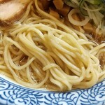 中華そば 多賀野 - 麺の感じ