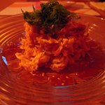 JAH - ささみの梅・茗荷合え（\700税込）