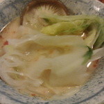 ゆうがお - 野菜も胡麻ダレで