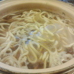 ゆうがお - 鍋の後の美味しい饂飩