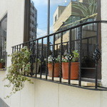 フランス料理 ル・クール - 左に回ると、観葉植物。。。