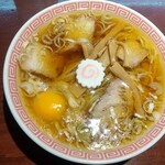 中華そば えもと - 月見中華そば