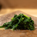 うを徳 - 2022.4 京小町かぶの葉っぱ酢味噌和え