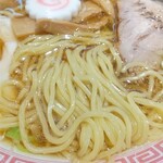 中華そば えもと - 麺の感じ