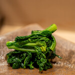 うを徳 - 2022.4 亘理ゆき菜の花（出汁で）