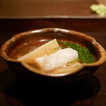 鮨菜 和喜智 - ◆サメガレイ(釧路)と筍の煮付け