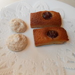 フランス料理 ル・クール - お菓子お付いてます。焼きメレンゲ＆フィナンシェ