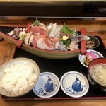 大漁 やまちゃん - 「舟盛り定食(特上)」(2600円)