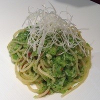 代官山ASO チェレステ 二子玉川店 - 蟹とドライトマト入りブロッコリーソース スパゲッティ