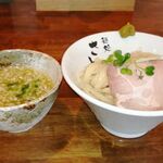 麺処さとう - 鶏だし塩つけ麺(中盛) 900円