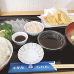 海鮮処 ぎょぎょぎょ - 活かわはぎ定食