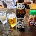 小作 - ノンアルコールビールにしました。