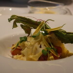 172726485 - フォアグラのソテーと春キャベツアップ