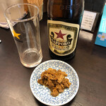 らぁめん 一福 - 瓶ビールとアテ