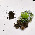 イチリン ハナレ - アオリイカの大葉炒め