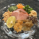 イチリン ハナレ - 金目鯛の中国風刺身