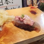 弘寿司 - カワハギの肝乗せ