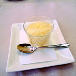 アルチザン・パティシエ・イタバシ - グラニテ　はちみつとレモン