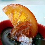 アルチザン・パティシエ・イタバシ - オレンジ　透明度が高くて、お口の中でなめらかでした。