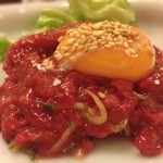 カルビ屋 大福 - 桜ユッケ