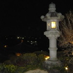 テラコヤ - 夜の景色はライトアップしていないのでこんな感じ