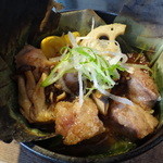 レストラン酢重正之 - 信州豚の朴葉焼き（1,270円）