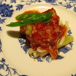 老四川 飄香小院 - 帆立の唐辛子ソース