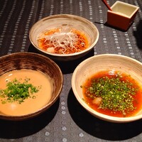 瀬里奈 本店 - しゃぶしゃぶのタレ３点です。