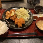 Kassai Chuubouzen - カイフライ＆鳥の唐揚げ定食（各3個）980円