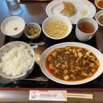 ほのぼの亭 - 陳麻婆豆腐定食