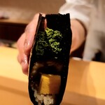 銀座 しのはら - 鰻と玉と花山椒巻