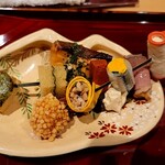 銀座 しのはら - 花見串2本他