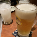 広島風お好み焼 えん - 生ビール600円、カルピス300円