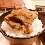 Shichirin Yakiniku Anan - カルビ　オンザライス