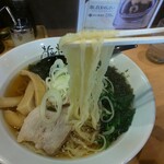 Sano raamen to gyouzo tochigiken - 手打ち縮れ麺