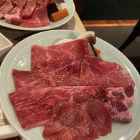 雪月花 大野店 - 上物盛り (タン・角切りひれ・ロース・赤身・上カルビ)