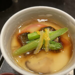 にぎり長次郎 - 茶碗蒸し（税込 418円）評価＝◎