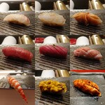 Sushi Takahama - 夜コース握り