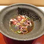 鮨 たかはま - ホタルイカのしゃぶしゃぶ