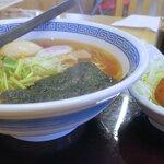山田うどん 朝霞店 - 煮干し系醤油ラーメン＋カニクリームコロッケ