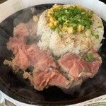 ペッパーランチ - お肉たっぷりビーフペッパーライス（大盛）…税込1100円