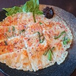 遊食酒蔵 味源 - 山海とろ～りチーズヒラヤーチ