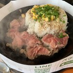 ペッパーランチ - お肉たっぷりビーフペッパーライス（大盛）…税込1100円