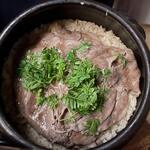 旬菜 おぐら家 - 仙台牛と山椒の炊き込みご飯