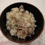 旬菜 おぐら家 - 仙台牛と山椒の炊き込みご飯