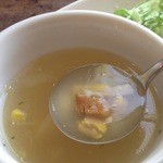 DAIDOKORO　CAFE　MOKU - moku ランチセットのスープ