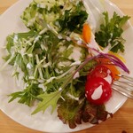Cafe 登々 - ドレッシングをかけなくても美味しい